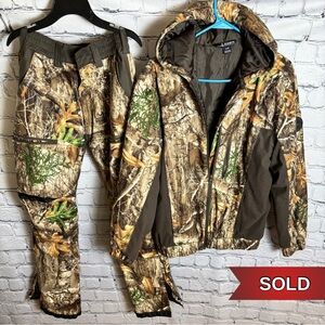 SOLD—Habit Lined Camo Jacket & Pant with Scent-Factor, Youth XL
